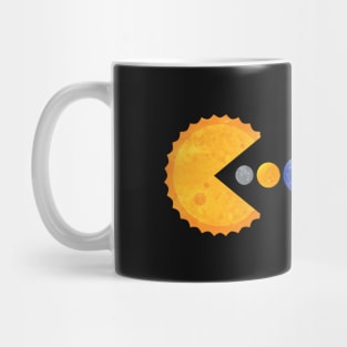 Pacman Eating Planets Mug